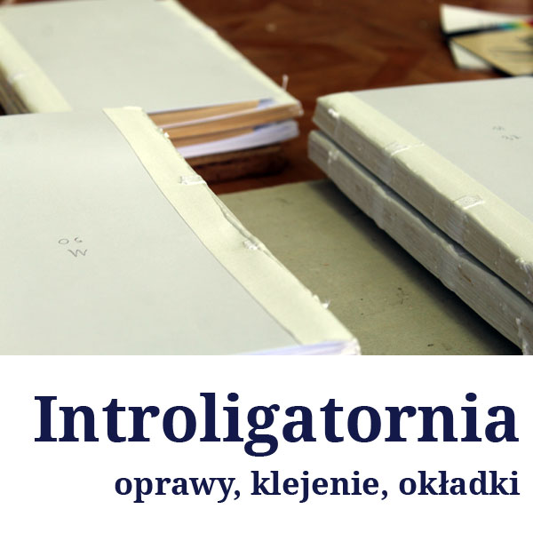 Introligatornia oprawy klejenie okładki