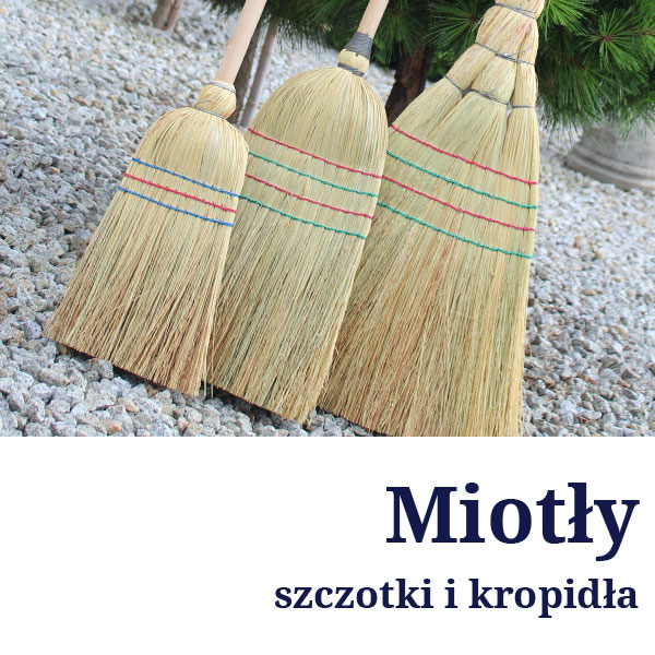 Miotły szczotki i kropidła